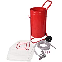 Arenadora portátil Equipo chorro de arena 30L Chorreadora de arena con accesorios Arenado abrasivo